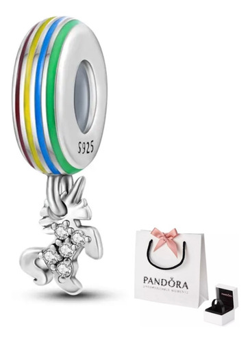 Charm Pandora Original Unicornio Multicolores Plata S925