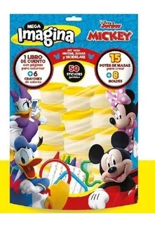 Mega Imagina Mickey Kit Para Pintar Jugar Y Modelar