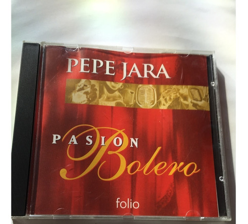 Pepe Jara - Pasion Bolero  - Cd - Disco - Folio