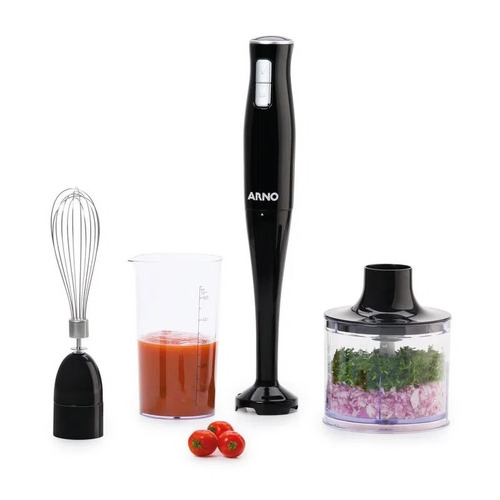 Mixer Arno 3 En 1 De Acero Inoxidable Con 400w Y Vaso Medidor