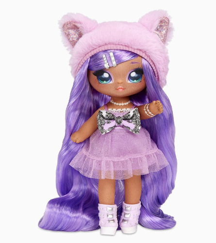 Muñecas Nanana Surprise Familia Lavender Kitty Original 2m