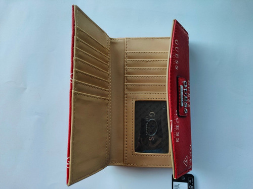 Imagen 3 de 3 de Billetera Guess Original, Meade Red