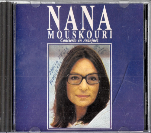 Nana Mouskouri. Concierto En Aranjuez Cd Origin Usado Qq2.