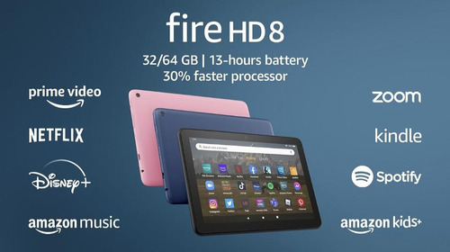 Tablet Fire Hd8. 32gb Pantalla Hd De 8  