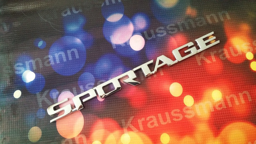 Kia Sportage Logo Emblema Cromado