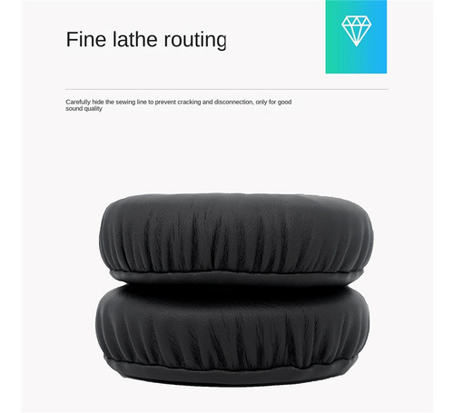 Imagen 5 de 8 de 1 Par De Almohadillas De Repuesto Para Auriculares Sony Wh-x