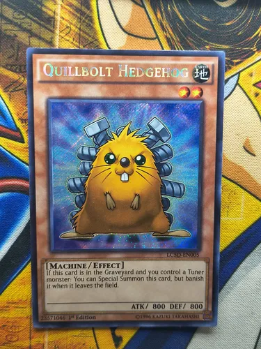 hedgehog yugioh card Yu-Gi-Oh! - Quillbolt (TDGS-EN003) - The Duelist Genesis - 1st Edition YU-GI-OH! - Shaddoll Hedgehog (DUEA-EN024)