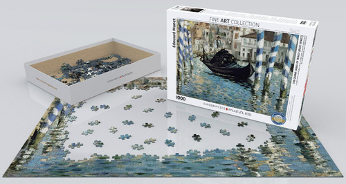 Gran Canal Venecia Manet Arte Rompecabezas 1000 Eurographics