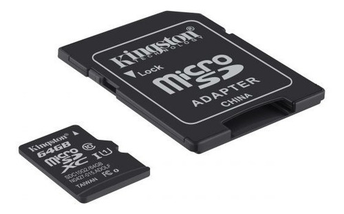 Memória Micro SD de 64gb +Adaptador Micro SD Steren MSD-064Micro SD