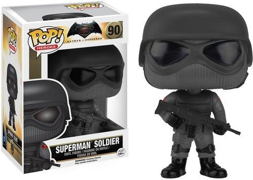 Funko Pop Heroes Batman Vs Superman Superman Soldier Acción