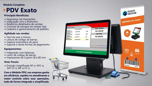 Projeto Erp Exato Gestor + Código Fonte + Site + Manual