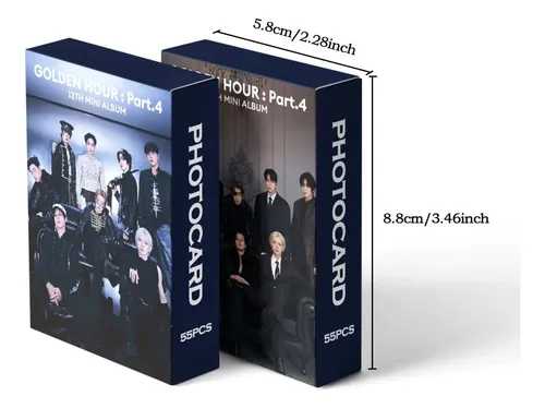 ATEEZ　GOLDEN HOUR Part.4　JPFC特典トレカ　5セット 55 Pcs Ateez Golden Hour Part.4 Cards Hongjoong Seonghwa