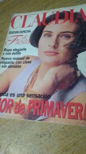 Revista Claudia Nº 13 Septiembre Año 1993 Moda