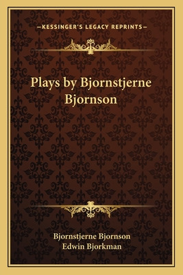 Libro Plays By Bjornstjerne Bjornson - Bjornson, Bjornstj...