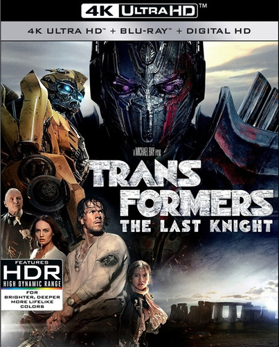 Transformers: El Último Caballero 4k Blu-ray