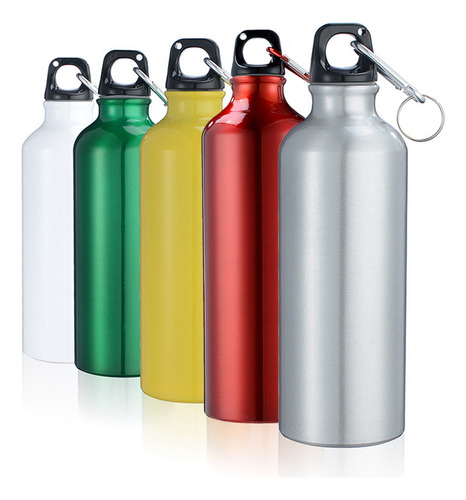 K Botellas De Agua Alnum De 500 Ml Con Mosquetón For