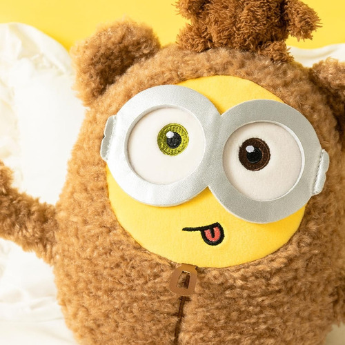 Peluche Miniso Bob+tim Amarillo 28 Cm Minions