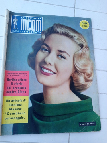 Revista La Settimana Incom Illustrata N.19-1958 Emma Danieli