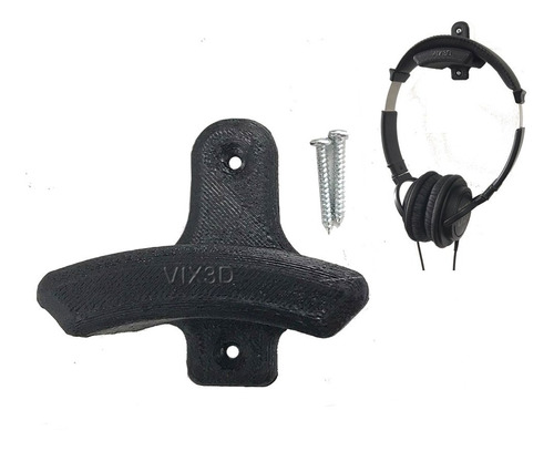 Suporte De Parede Parafusado Headset Headphone 