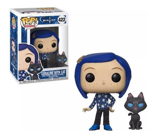 Funko Pop Coraline 422 Coraline With Cat Buddy
