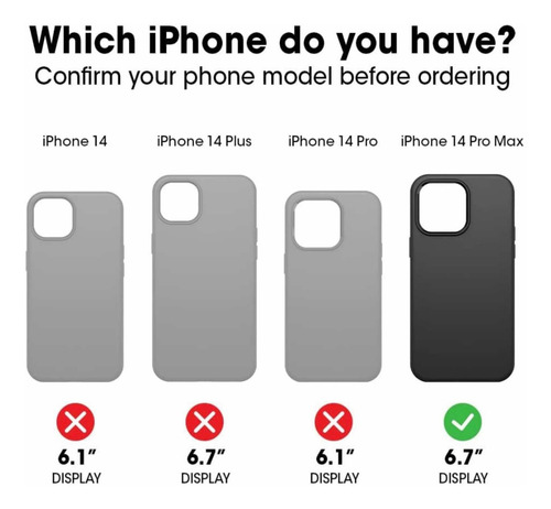 Imagen 6 de 7 de Forro Otterbox Defender Original Para iPhone 14 Pro Max