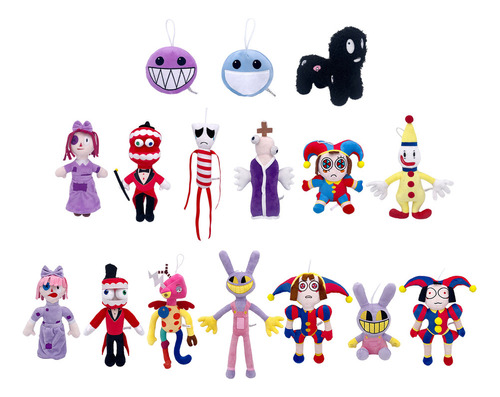 El Asombroso Circo Digital Muñeco De Peluche 16pcs