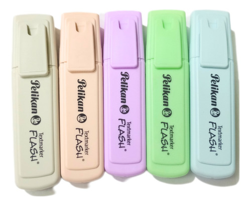 Resaltador Pastel Pelikan X 6 Unidades Varios Colores