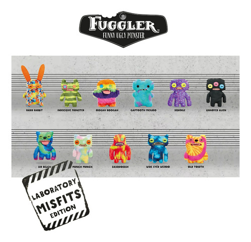 Fugglers Laboratorio Misfits Funny Ugly Monster Verde-amarrillo