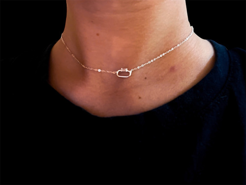 Collar Cadena Delicada // Plata 925 Plateado