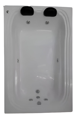 Banheira Dupla Nina C/ Hidromassagem E Aquecedor 150x110x50