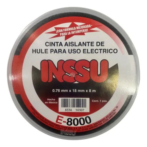 Cinta Autovulcanizable Aislante Uso Electrico Nissu E-8000