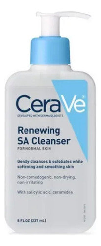 Cera Ve Renewing Sa Cleanser Limpiador Facial 237 Ml Cerave