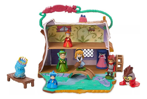 Set De Juego Miniatura Cabaña De Aurora, Disney Animators