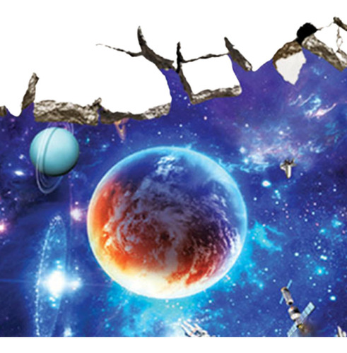 Galaxy Adesivo De Parede Murais Ornamento Estilo A