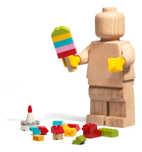 Minifigura De Madera Lego Minifigure Wood Lego® 4105 Cantidad De Piezas 5