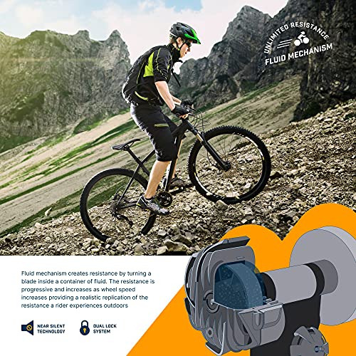 Soporte Portátil Alpcour Fluid Bike Trainer Para Montar En I