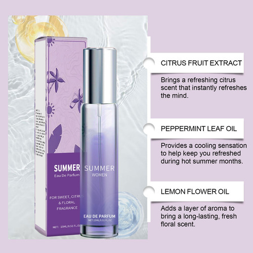 N Summer Perfume Spray Cool Comfortable Lasting Elegant 1014