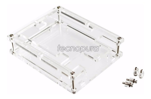 Carcasa Case Caja Para Arduino Uno R3 Transparente Acrílico