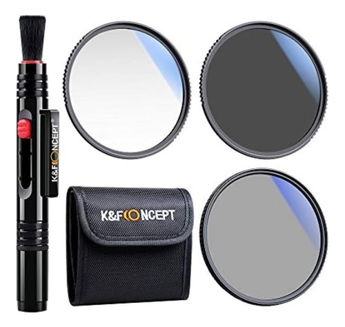 Kit Filtro P/lente Uv/cpl/nd 37mm +lapiz Limpieza +bolsa