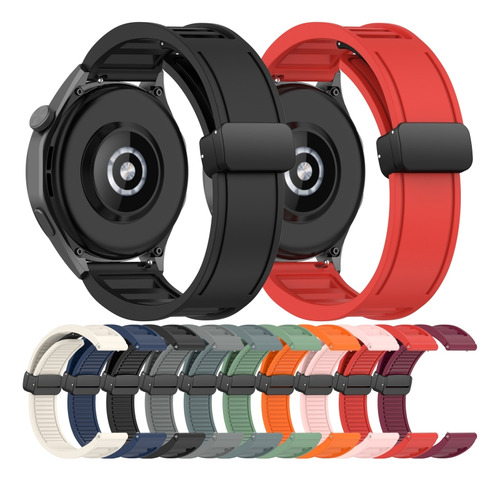 Black Silicone Strap For Samsung Galaxy Watch 46mm