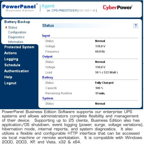 Cyberpower Or700lcdrm1u Inteligente App Lcd Ups 700va 400w S