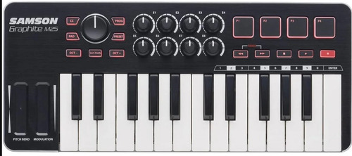 Controlador Midi Samson Graphite M25 Usb (Usado)