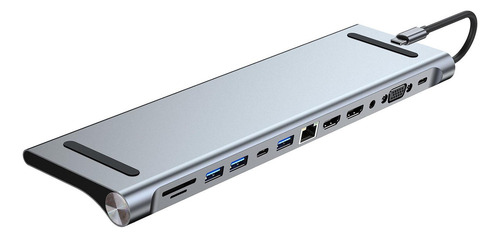 //hub De Docking Station Usb Tipo C De Alta Porta Portátil D