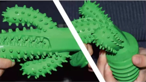 Kit Guante Removedor Pelos Perros / Cepillo Dientes Y Bolsas Color Verde