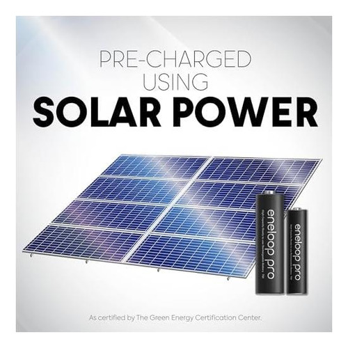 Eneloop Panasonic Bk-3hcca6ba Pro Aa Baterías Recargables De