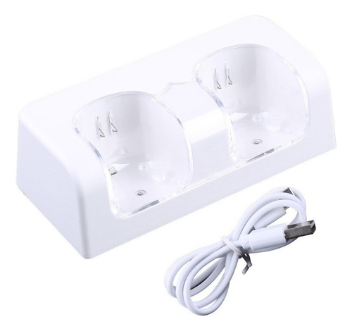 Estação De Carregamento 2-em-1 Para Controle Remoto Wii U Wi