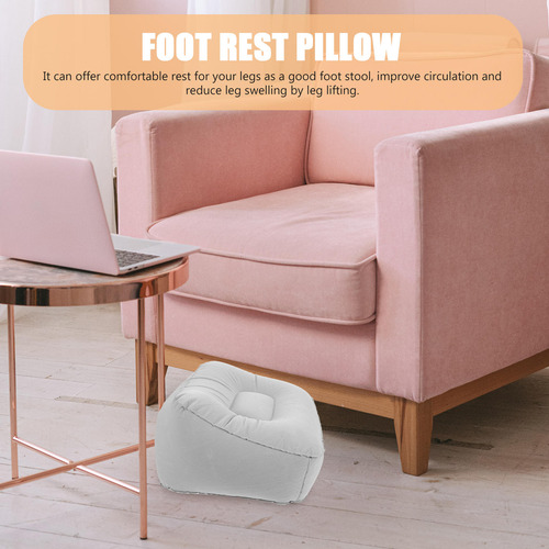 Almohada Inflable Para Reposapiés, Taburete De Masaje De Pie