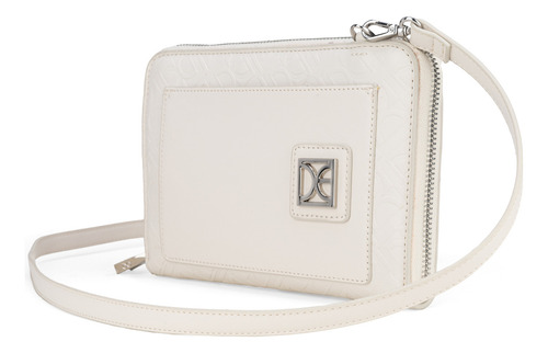 Cartera Cierre Sencillo Cloe Yeugami Máximo Color Beige