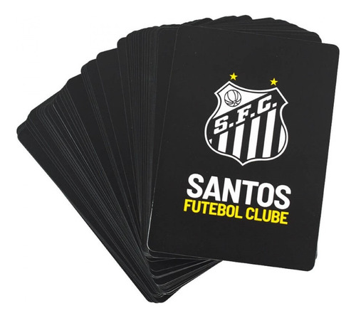 Baralho Plástico Time Santos Sfc Futebol Clube Licenciado