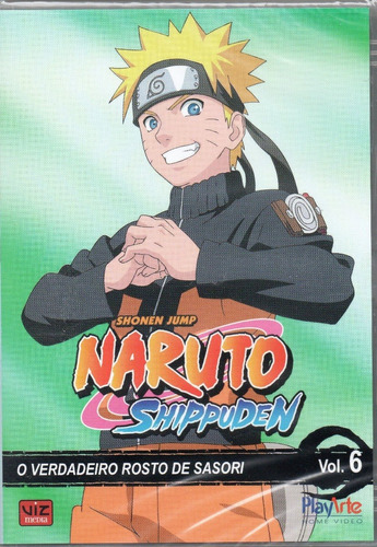 Naruto Shippuden Dvd Vol. 06 O Verdadeiro Rosto De Sasori